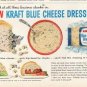 1961 Kraft Ad "Kraft Blue Cheese Dressing"