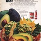 1976 Rosarita Refried Beans Ad "Rosarita y Avocado"
