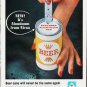 1963 Alcoa Aluminum Ad "Beer cans"