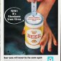 1963 Alcoa Aluminum Ad "Beer cans"