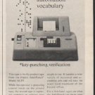 1962 Friden Ad "This tape"