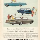 1961 Chevrolet Ad "You can travel"