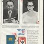 1958 Bicycle Playing Cards Ad "Choice"