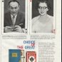 1958 Bicycle Playing Cards Ad "Choice"