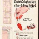 1953 Scotch Tape Ad "New Formula"
