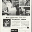 1958 Bostitch Ad "shipping room costs"