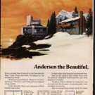 1976 Andersen Windowalls Ad "from sea to shining sea"