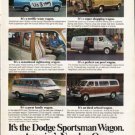 1976 Dodge Ad "Dodge Sportsman Wagon" ~ (model year 1976)