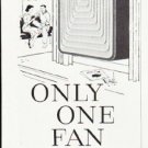 1957 Signal Air Conditioner Ad "Only One Fan"