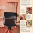 1961 Du Pont Ad "Lucite Wall Paint"