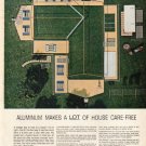 1961 Alcoa Aluminum Ad "a lot of house"