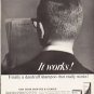 1964 Head & Shoulders Shampoo Ad "It works!"