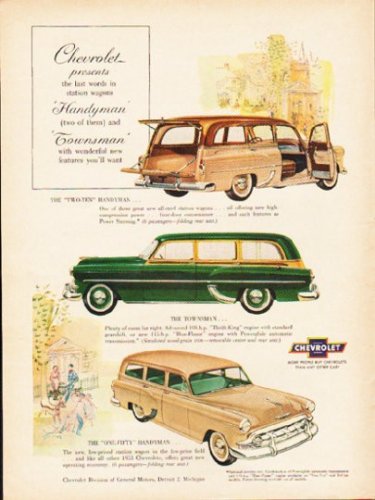 1953 Chevrolet Ad "last words" ... (model year 1953)