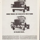 1963 Dodge Trucks Ad "Dodge Trucks Are Warranted"