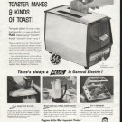 1958 General Electric Ad "9 kinds of toast"
