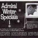 1963 Admiral Television Ad "Winter Specials"