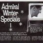 1963 Admiral Television Ad "Winter Specials"
