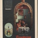 1962 Benedictine Liqueur Ad "After coffee"