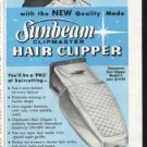 1958 Sunbeam Ad "Sunbeam Clipmaster"