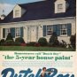 1961 Dutch Boy Ad "the 5-year house paint"