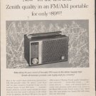 1962 Zenith Radio Ad "for the first time"