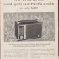 1962 Zenith Radio Ad "for the first time"