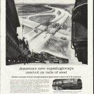 1958 Association of American Railroads Ad "superhighways"