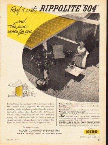 1953 Rippolite Ad "Rippolite "504""