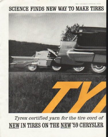 1958 Tyrex Ad "new way to make tires"