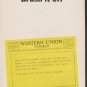 1962 Western Union Ad "Brush it off"