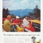1957 Bell Telephone System Ad "enjoy your trip"