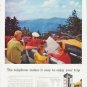 1957 Bell Telephone System Ad "enjoy your trip"