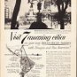1953 Panagra Airways Ad "7 amazing cities"