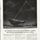 1961 Bell Telephone System Ad "Far Advanced"