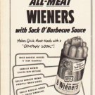 1953 Oscar Mayer Ad "Unexpected Company"