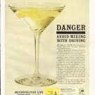 1961 Metropolitan Life Ad "Danger"