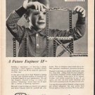 1962 State Mutual of America Ad "A Future Engineer"