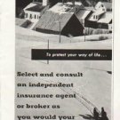 1958 United States Fidelity & Guaranty Co. Ad "your way of life"