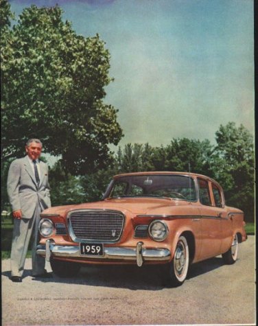 1959 Studebaker Ad "Your New Dimension" ~ (model year 1959)