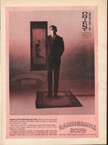 1962 Hammermill Bond Ad "Your letterhead is you"