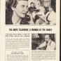 1953 Pacific Telephone Ad "The Biby's Telephone"