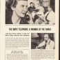 1953 Pacific Telephone Ad "The Biby's Telephone"