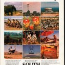 1976 South Africa Travel Ad "A world tour"