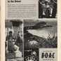 1962 British Overseas Airways Corporation Ad "Jet Bridge"
