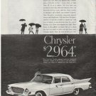 1961 Chrysler Ad "spread the news" ~ model year 1961