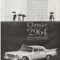 1961 Chrysler Ad "spread the news" ~ model year 1961