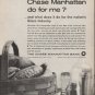 1962 Chase Manhattan Bank Ad "what does it do"