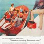1957 Johnson Motors Ad "Go Fully Loaded"
