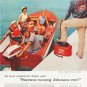 1957 Johnson Motors Ad "Go Fully Loaded"