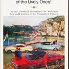 1963 Ford Ad "Liveliest of the Lively Ones" ... (model year 1963 1/2)